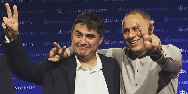 dokuz8haber's tweet photo. .@Columbia "Global #İfadeÖzgürlüğü" ödülü dün düzenlenen törenle @cyberrights ve @KeremALTIPARMAK'a verildi. https://t.co/m0N7BWpF8z