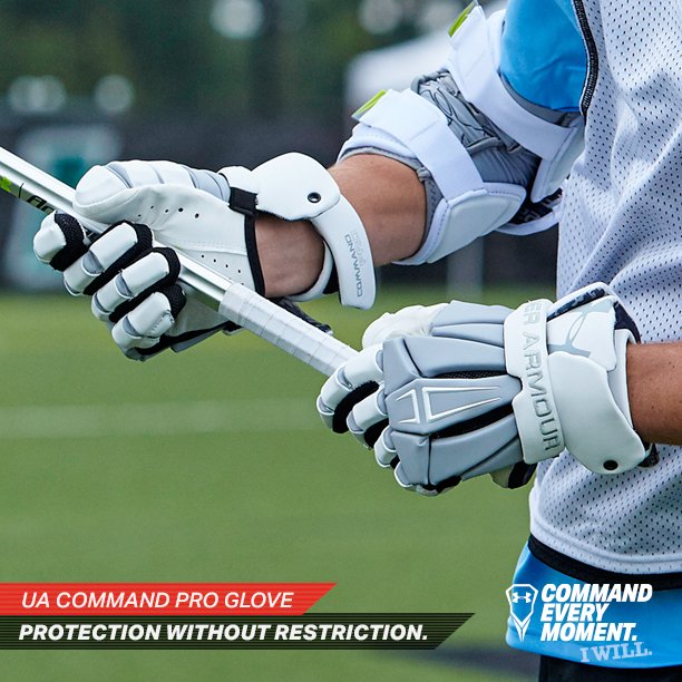 lacrossedotcom's tweet photo. The @UALacrosse Command Pro glove features a close to body fit perfect for the #SpeedPlayer. https://t.co/Im17LUoYum https://t.co/6Kf3hQp0Om