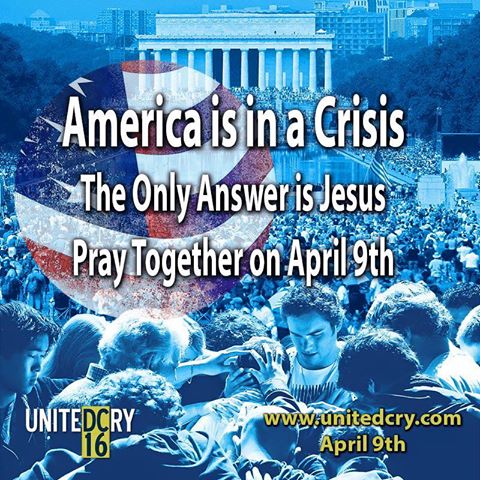 Come and join us in Prayer for America at Lincoln Memorial on April 9th 9-4pm:  buff.ly/1UrBhCT