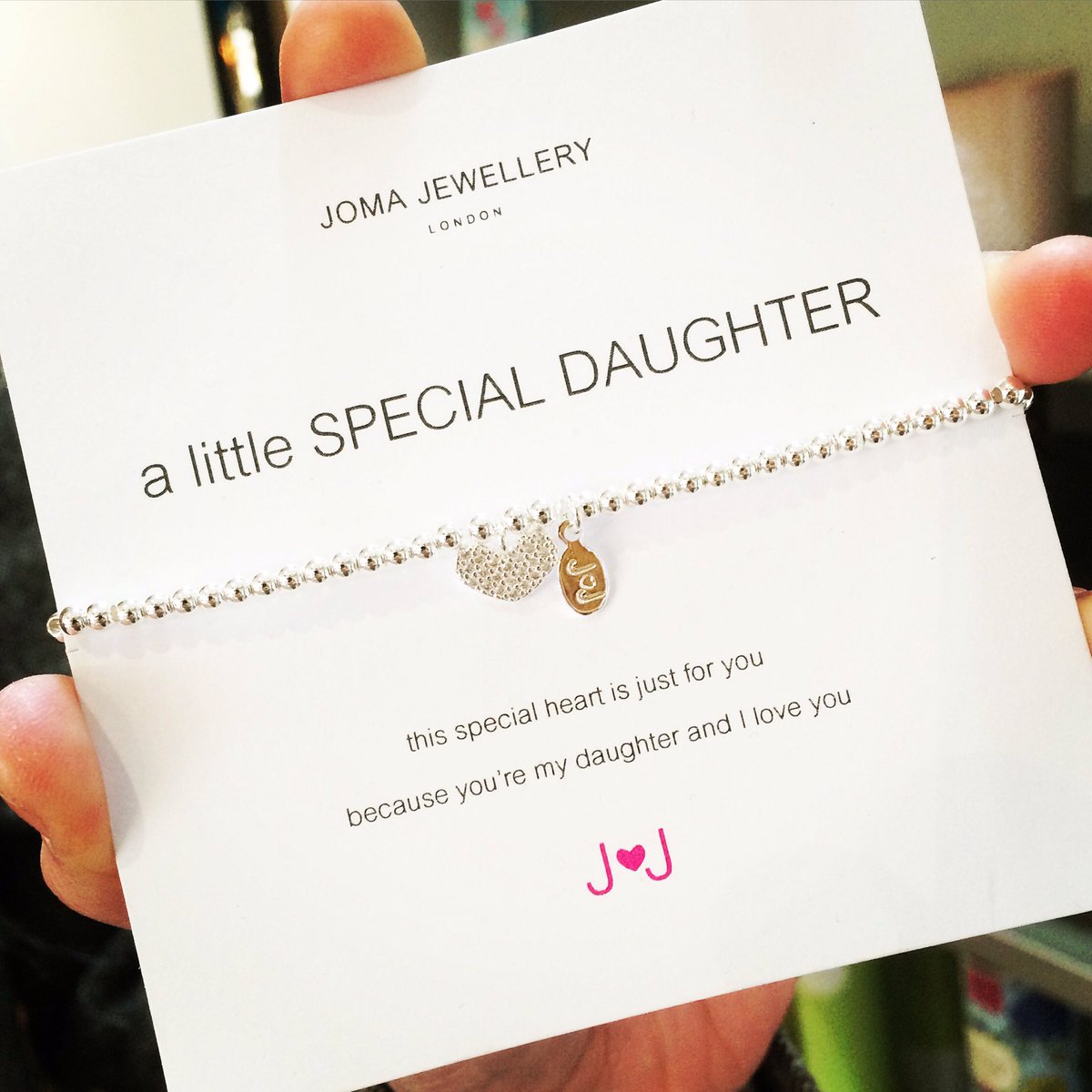 BarocNeath's tweet image. This special heart is just for you...❤️ | #joma #baroc #daughter #bracelet #love