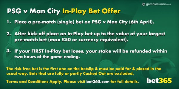 Bet365 free in-play bet