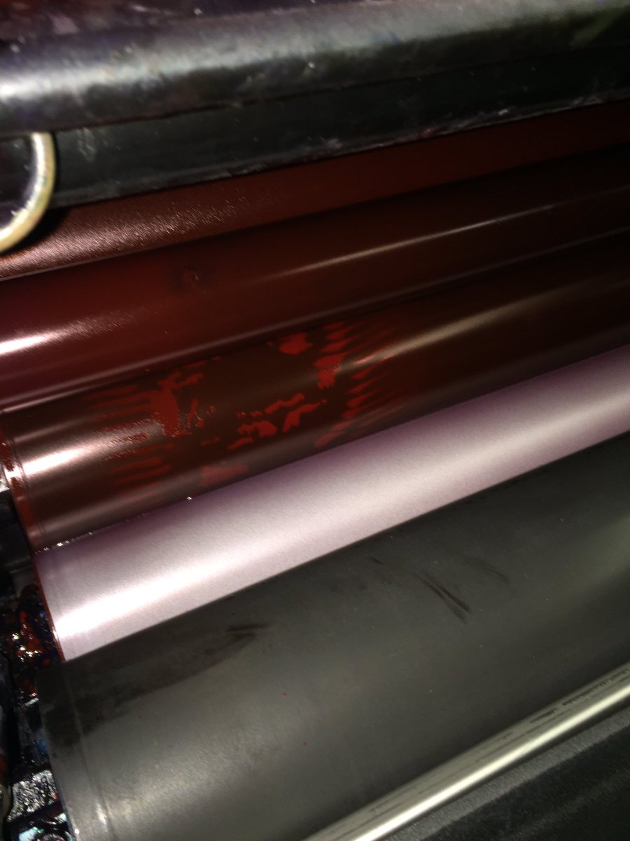 Ruin2morrowJr's tweet photo. @HeidelbergUS took the chrome out of a 102 cd and this is on the water form. Can't find where it's coming from https://t.co/iZr2BZFiZ7