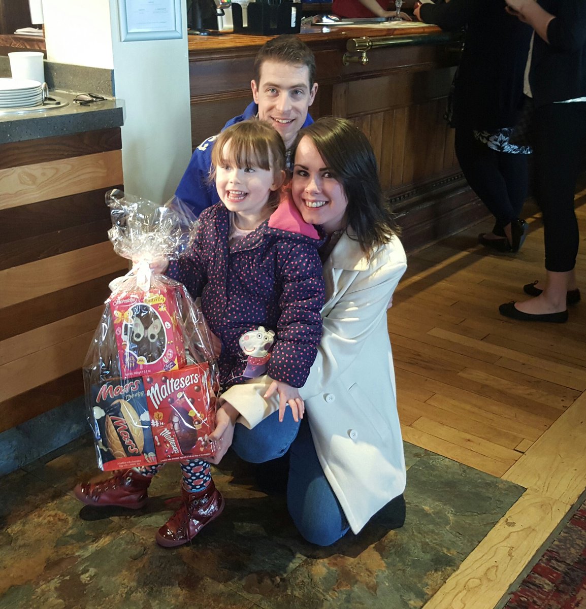xJadeConnelly's tweet photo. Some happy guests leaving with one of our raffle prizes @ChrisvanceBFNI  @PirnhallInn @WeAreSUGM https://t.co/pbCAw6vkJf