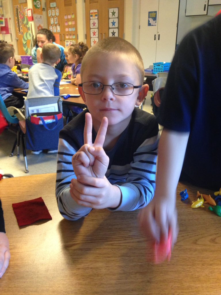 MFasickClass's tweet photo. MP4 using manipulatives to extend our understanding of word problems.#bseschat https://t.co/Yg3VOLYc7O