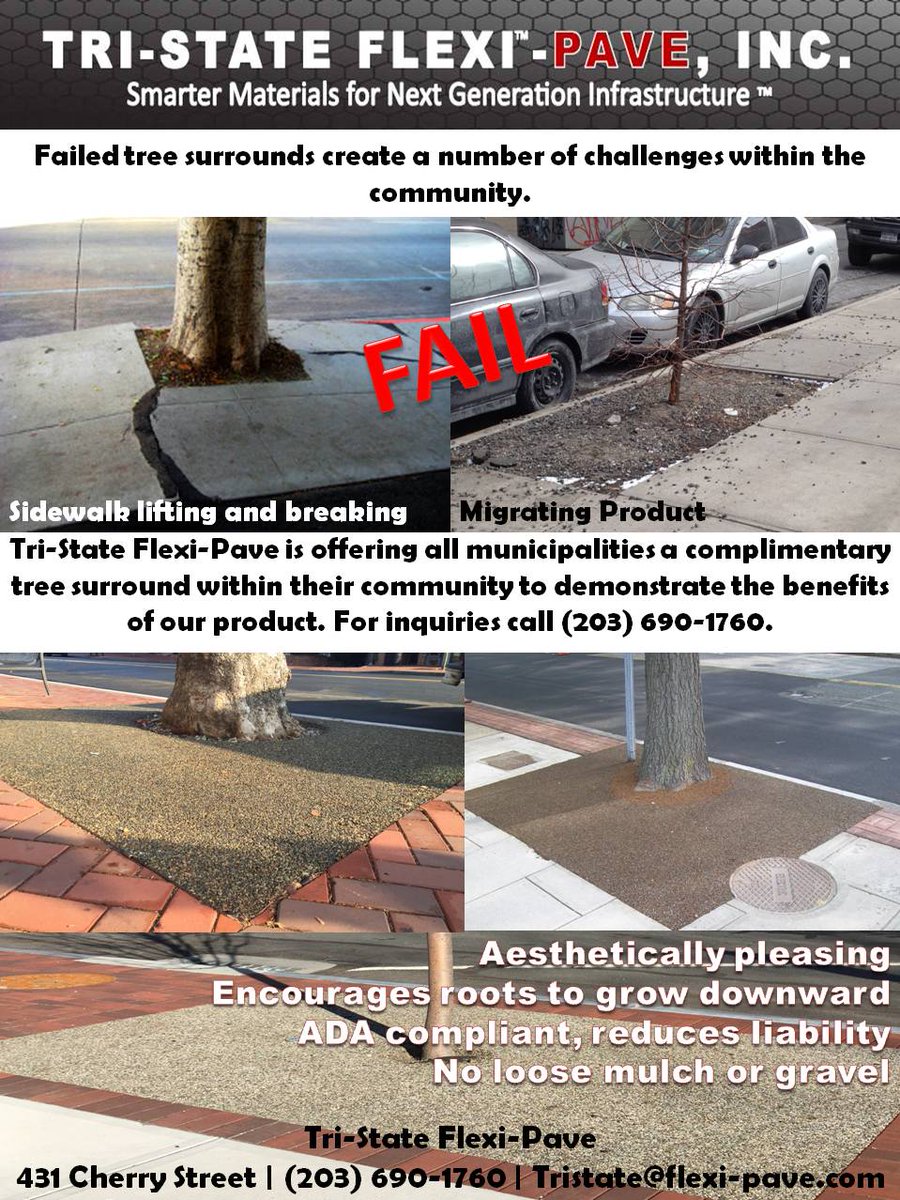 TriStateFlexi's tweet photo. #TreeSurrounds #FlexiPave #Permadrive #EnvironmentallyFriendly #Sustainable #StormwaterManagement #LEEDRecognized https://t.co/iLgLp3HF9A
