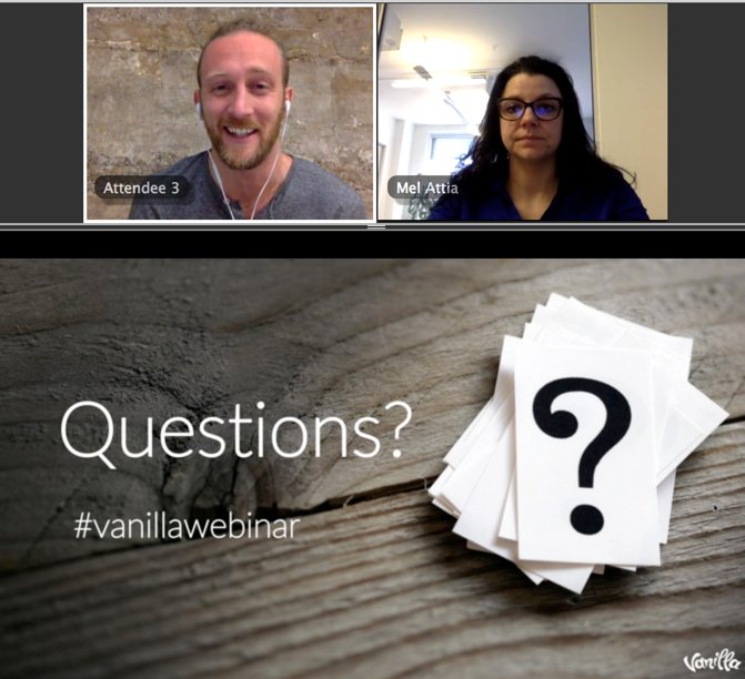 DomGarrett's tweet image. CEO of @CMX and VP of Marketing for @vanilla dropping knowledge right now.

#VanillaWebinar #SPACEModel