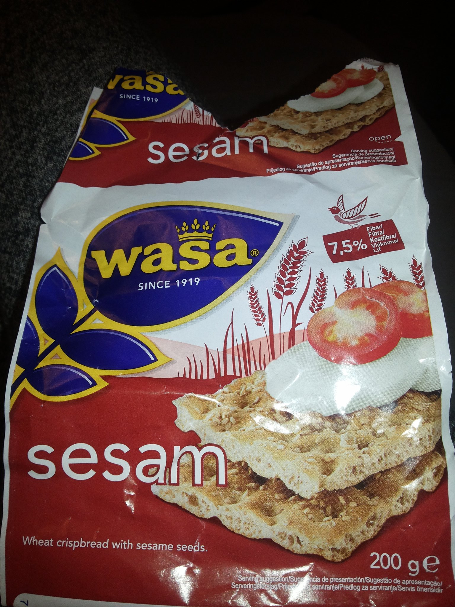 Lidija Škrinjar on X: Sesam one is better than classic 🍞 #Wasa #Wasabröd  #knäckebröd #Sweden #Sverige #food 👑  / X