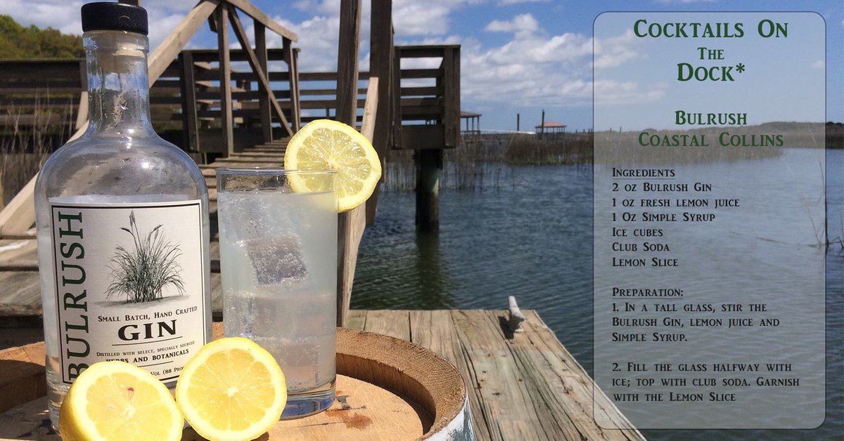 Days are getting long and so are the cocktails. Nothing beats the Bulrush Coastal Collins on a warm day. Cheers!