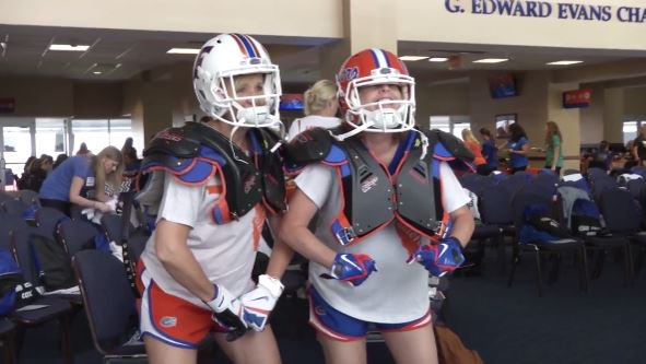 GatorsFB's tweet photo. So. Much. Fun. #LadiesHuddle16 #Gators 

VIDEO: https://t.co/gDvC1ym6dJ https://t.co/gW3l5qIy4M