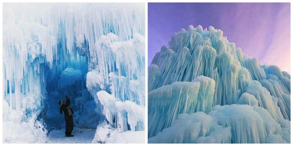 16 Utterly Enchanting Photos of Real-Life Ice Castles in New Hampshire bit.ly/25JlPWk