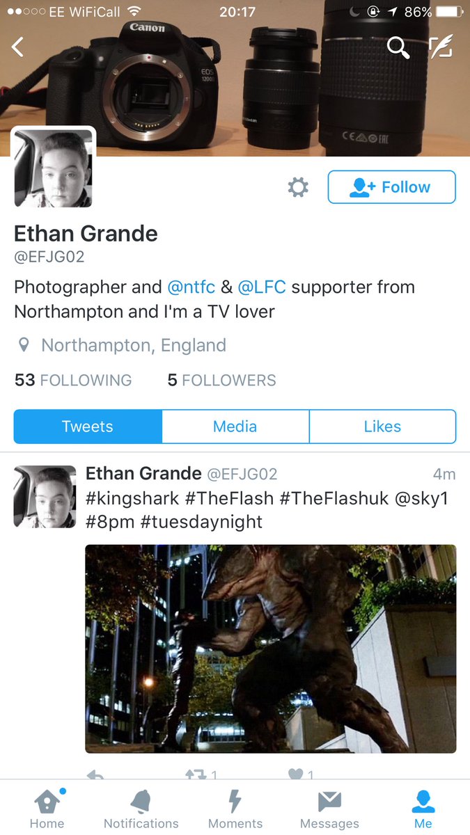 ethan_grande's tweet photo. Rember to follow my new account @EFJG02 https://t.co/d0Zs5HeCqx