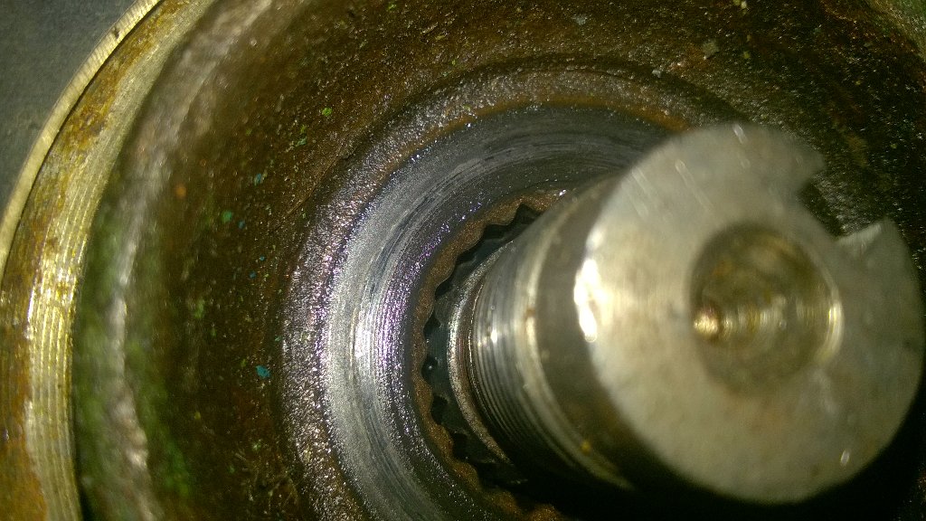 OrbitalMSport's tweet photo. Yup that's not going to work to well. 22spline cv in a 23spline hub #onewheeldrive https://t.co/HOaOwyy5ik