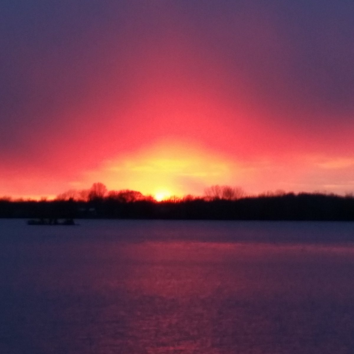 goatsinkitchen's tweet photo. Last night's sunset. All is right in my world. https://t.co/6jkkIEURpf