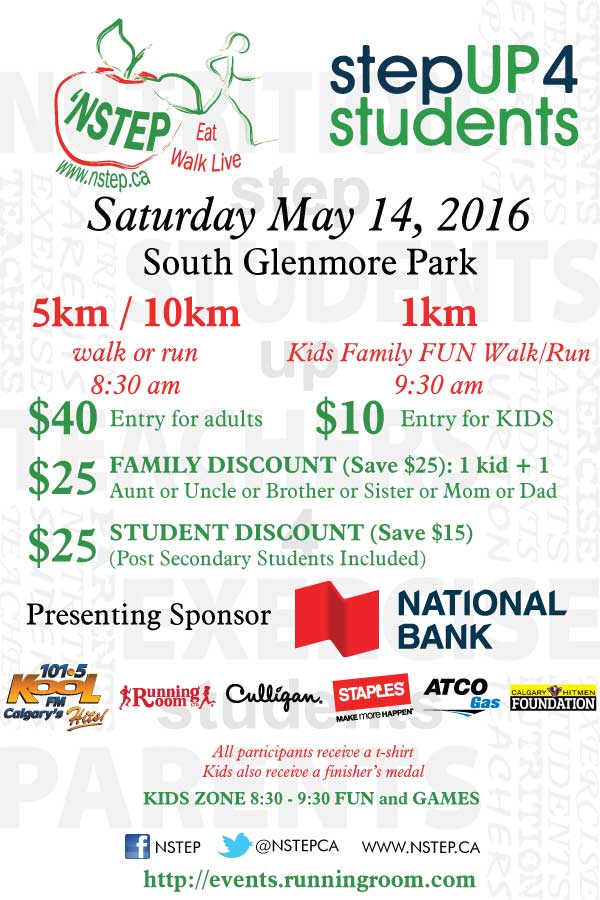 DebHymersnstep's tweet photo. Step UP 4 Students @RunningRoom race Sat. May 14 Kids ZONE starts 8:30-9:30. Thanks to #handsongrowing SURPRISE! https://t.co/49fgdGkexS