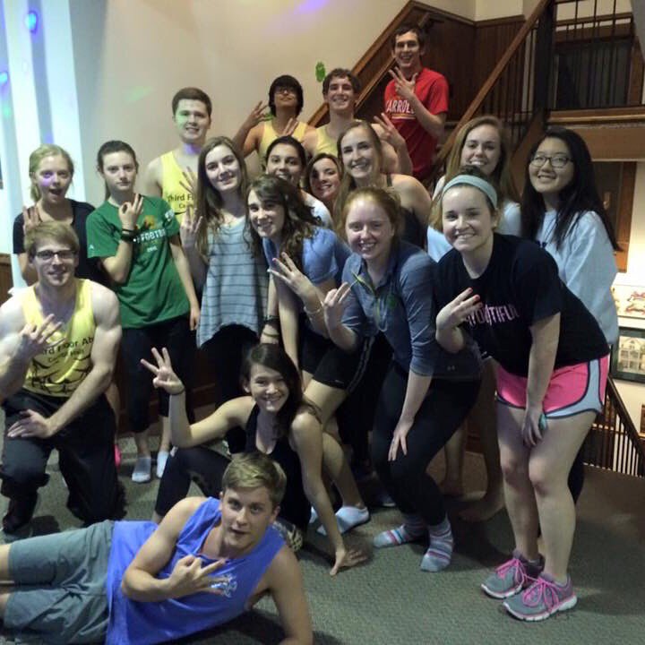 Third Floor Abs was a success last night #latenightworkout #thirdfloorabs