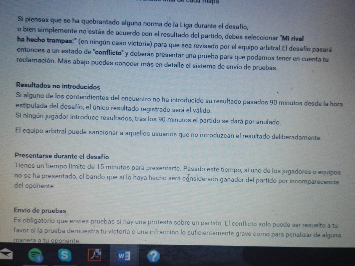 ByAviles's tweet photo. @Viczcocho uno de los jugadores creo que pone, que culpa tendremos nosotros si es lo que pone las reglas https://t.co/1XfU41IgRn