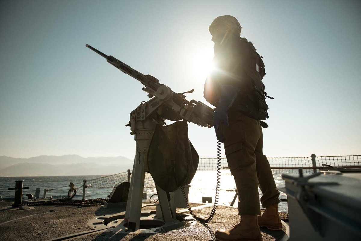 As the sun reflects off the Red Sea, the Israeli Navy stands ready to defend.