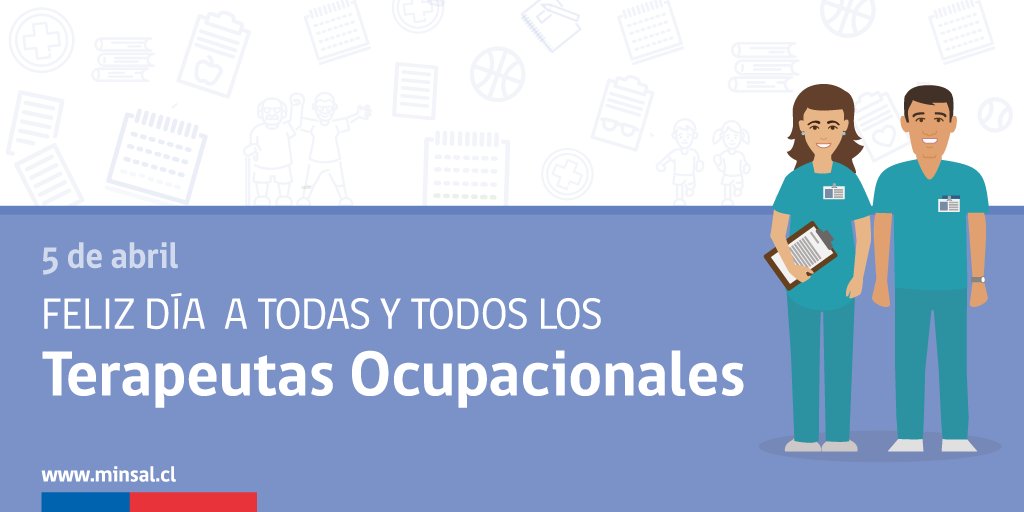 ministeriosalud's tweet photo. El Ministerio de Salud desea un Feliz Día a todas y todos los Terapeutas Ocupacionales del país. https://t.co/ZGS1vf3LPS