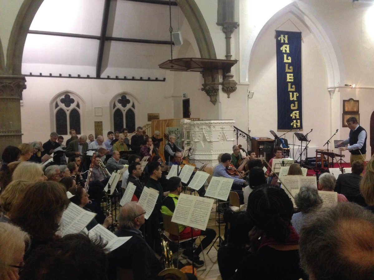Final rehearsal for Saturday at Christchurch, Spitalfields. Tickets: bit.ly/ICSMendelssohn
