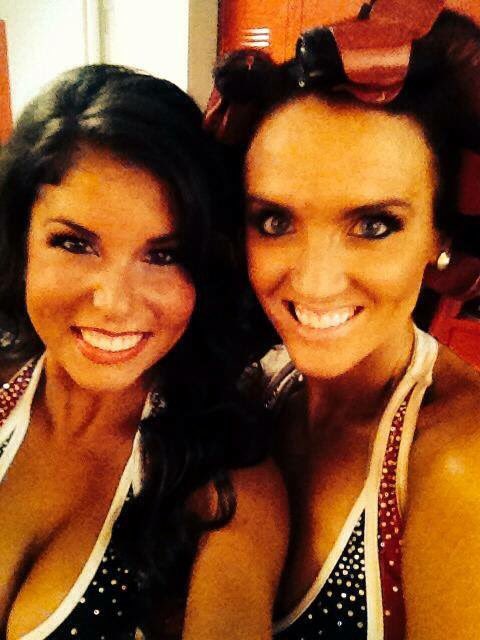 KileyFAD's tweet photo. Cheers to #teammateTuesday and hours spent together-with my curlers 💁🏾🙊😜 #FalconsCheer https://t.co/hdBRLS08nu