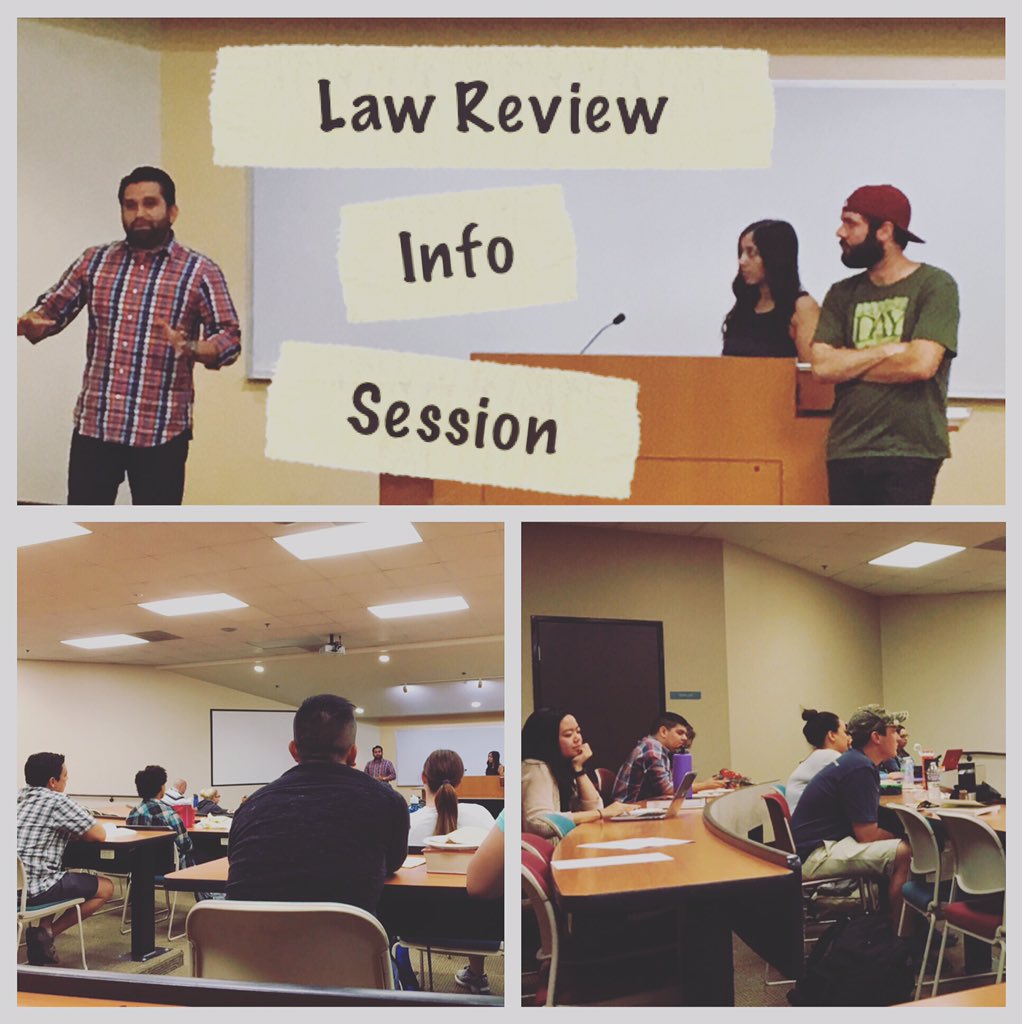 WhittierLawRev's tweet photo. Great turn out at our first info session of the semester! #whittierlawreview https://t.co/NRlmBNBsxV