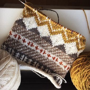 NicoletteSK's tweet photo. Via @brooklyntweed
Love this by @tasiastgermaine! Pattern is #KimmswickScarf in #LoftYarn by @jd_hoover #BTintheWild https://t.co/AUhikCxFEz