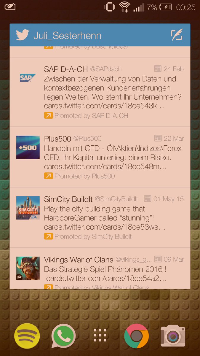 Juli_Sesterhenn's tweet image. What the fuck @twitter 

That's not why i've got the Widget 
#promotedSpam