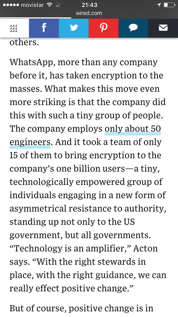 AitorGoy's tweet image. 👏🏻👏🏻👏🏻 #WhatsAppEncryption