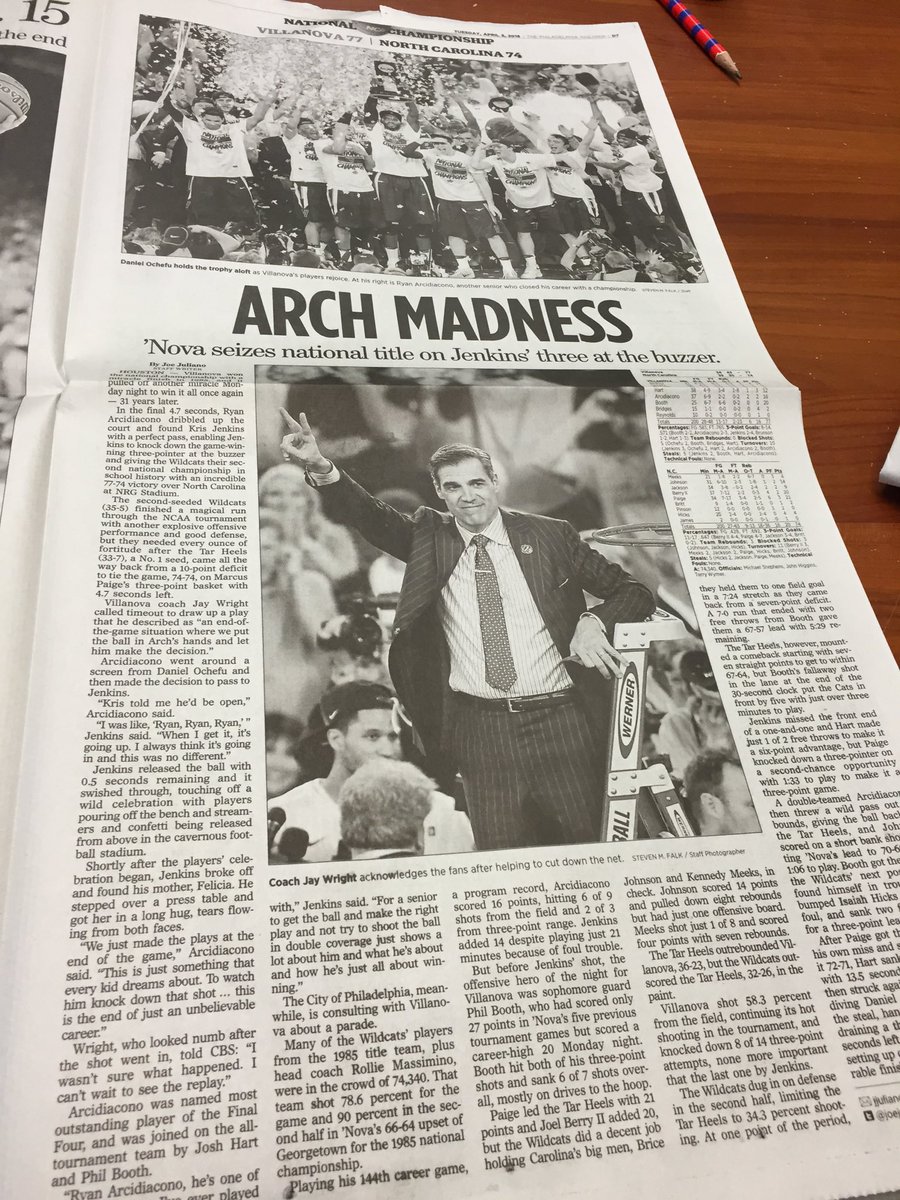 SPORTalkNova's tweet photo. Just some of today's headlines, in case you haven't seen them #NovaNation #NationalChampionship https://t.co/lp169YDhGH