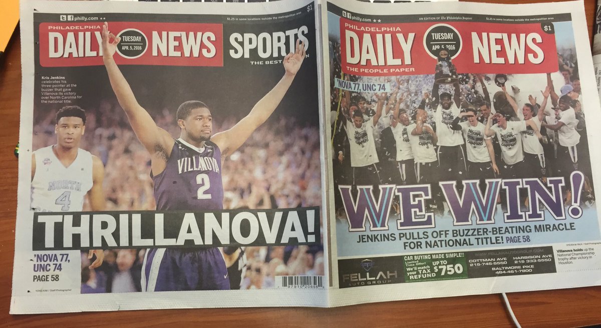SPORTalkNova's tweet photo. Just some of today's headlines, in case you haven't seen them #NovaNation #NationalChampionship https://t.co/lp169YDhGH