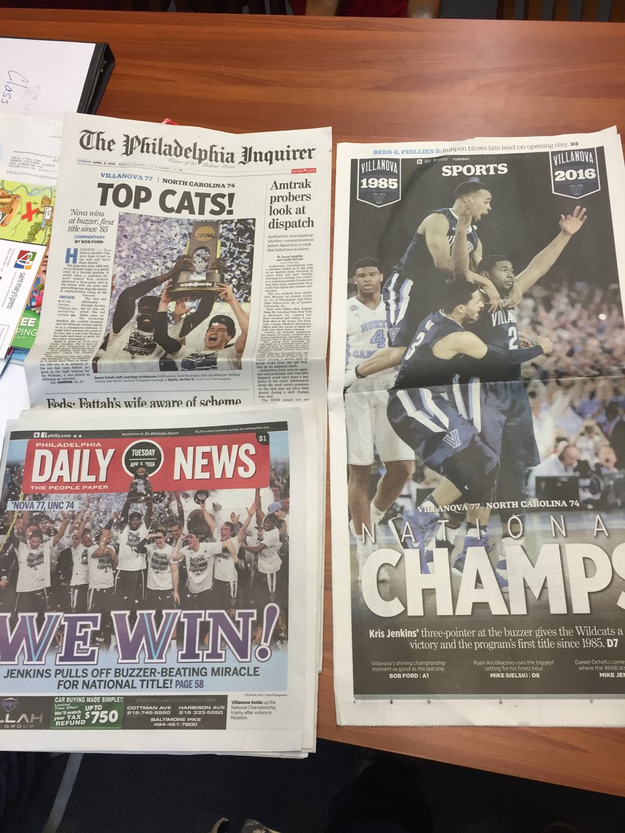 SPORTalkNova's tweet photo. Just some of today's headlines, in case you haven't seen them #NovaNation #NationalChampionship https://t.co/lp169YDhGH