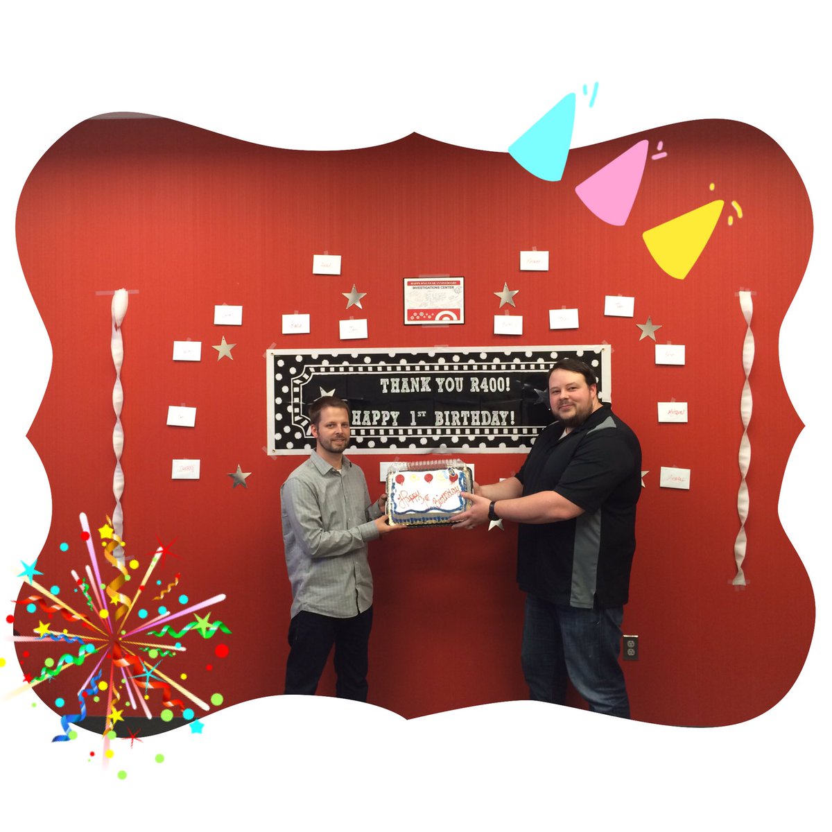 SherryYoungTGT's tweet photo. Celebrating 1 year of driving great results in R400. Happy anniversary #R400IC #goodfood #minutetowinit #team https://t.co/cpPmTYp1zd