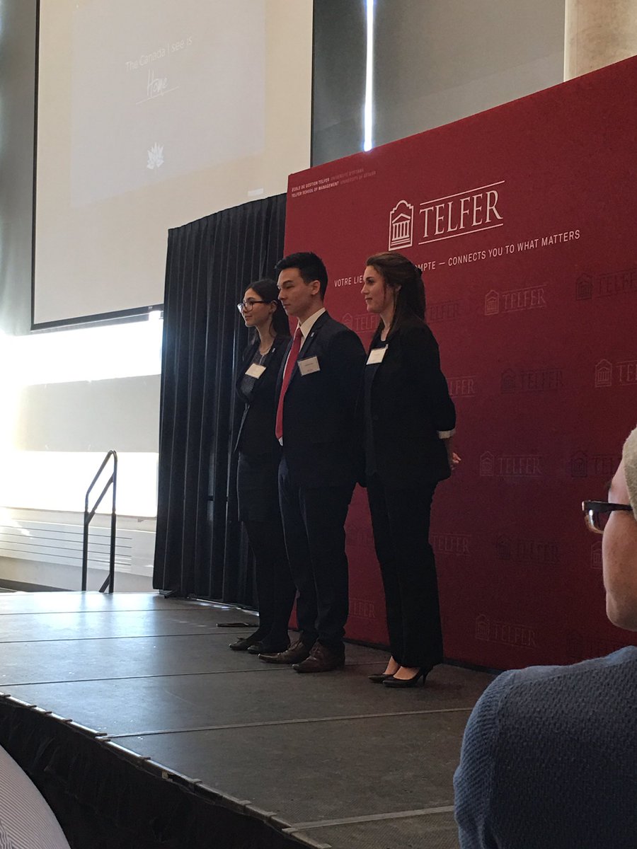 ARHHRA's tweet photo. Some fellow Telfer students competing in the Michel Cloutier Marketing Competition! #teamclutch https://t.co/HzBQr9he1w