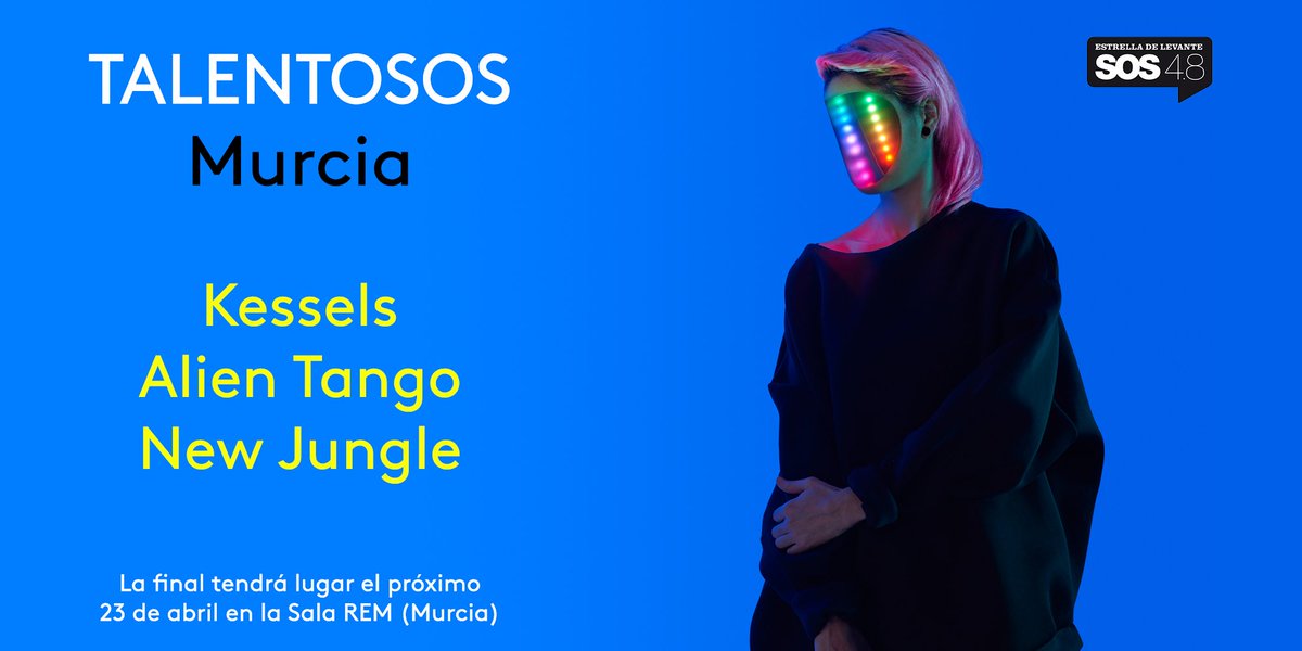 SOS48Festival's tweet photo. ¡Ya tenemos los finalistas de Talentosos Murcia 2016! @KESSELSmusic @alientangoband y @New_Jungle ¡Enhorabuena! https://t.co/KvrBHHMb7F