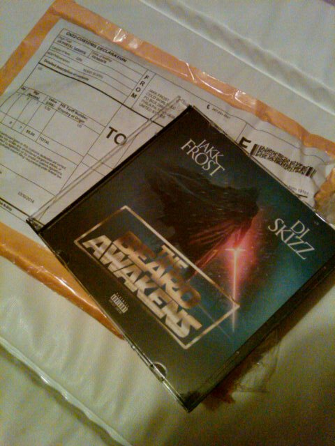RyanProctor75's tweet photo. Got home from work today to find my @JakkFrost / @DJSkizz CD had arrived - pure dopeness! #TheBeardAwakens https://t.co/wZL8iD16uJ
