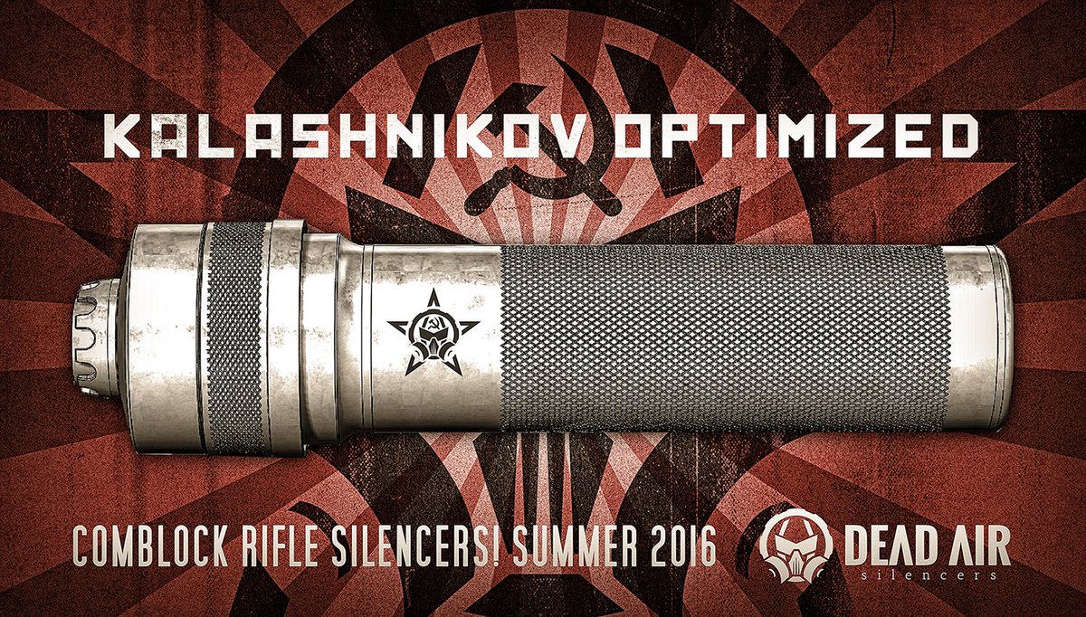 DeadAirSilencer's tweet photo. THIS SUMMER. A silencer that's as tough as the gun it's intended for. https://t.co/i4S8OgciCt
