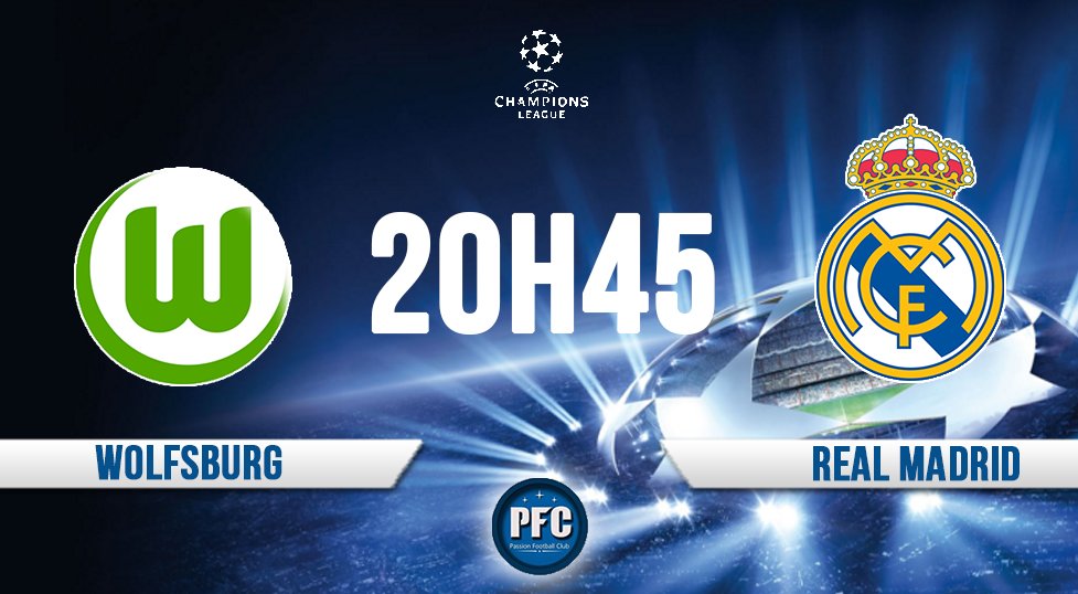 Rojadirecta WOLFSBURG vs REAL MADRID Streaming, vedere Diretta Live Calcio Gratis Oggi in TV