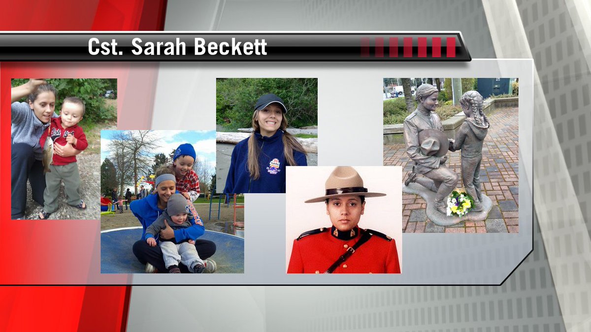 CHEK Point: Condolences for the family of Cst. Beckett and her fellow RCMP members. Your tweets on CHEK_News at 5.