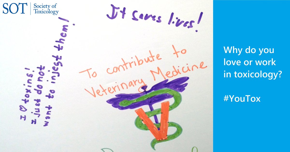 SOToxicology's tweet photo. #YouTox Tuesday: Straight from the #2016SOT Graffiti Wall, why our members love toxicology. https://t.co/XHr1iQxFRX