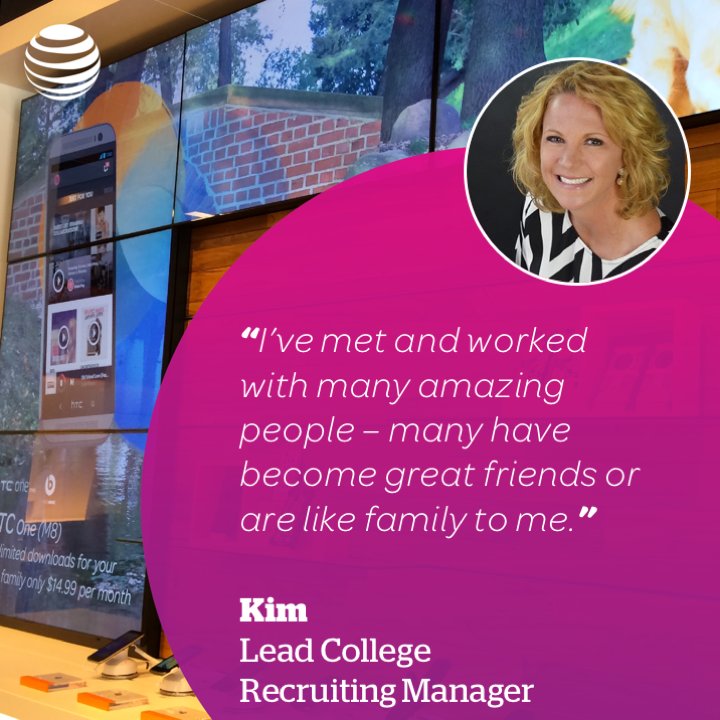 LifeAtATT's tweet photo. At AT&amp;T the opportunities truly are endless. Hear why from Kim &amp; then explore for yourself! https://t.co/CB3F6uQrSd https://t.co/JBOvkbXWWR