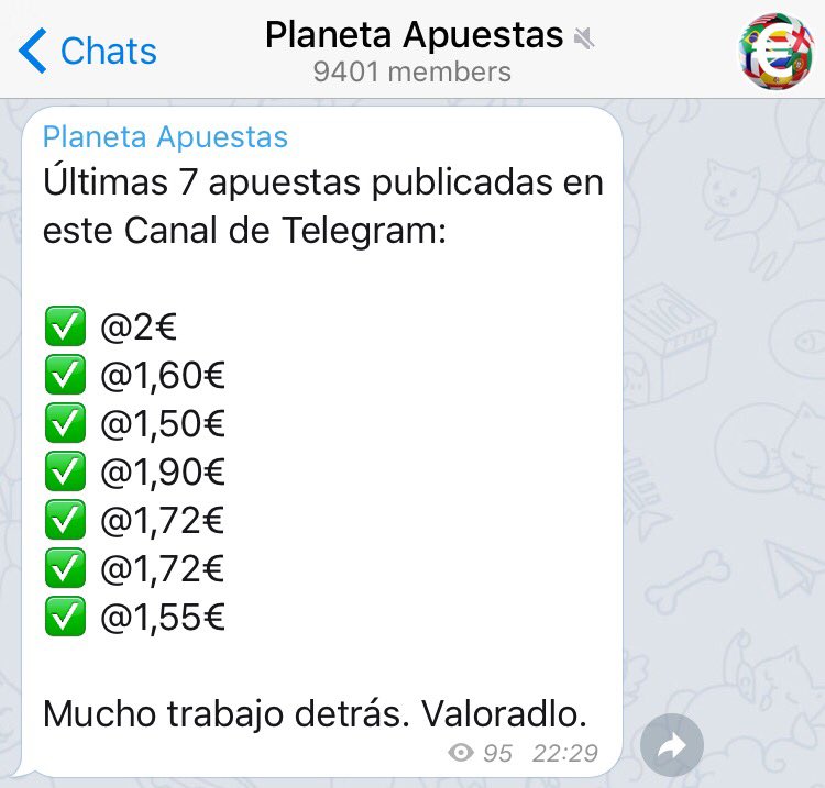 Multi_Apuesta's tweet photo. Cerca de llegar a 10000 personas en uno de los Telegram que más dinero se gana de España.

👉 https://t.co/abdlyfMhqC https://t.co/qGBkePFEzK