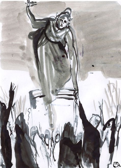 redesycalles's tweet photo. artists contributing to imagining the new temporality #NuitDebout #35mars
artwork by @t0adscroak https://t.co/mAqrFfMbc1
