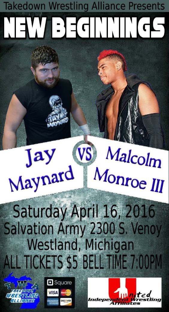 OfficialTWAPro's tweet photo. The first match confirmed pits Jay Maynard against MM3 https://t.co/LES1qv7rnL