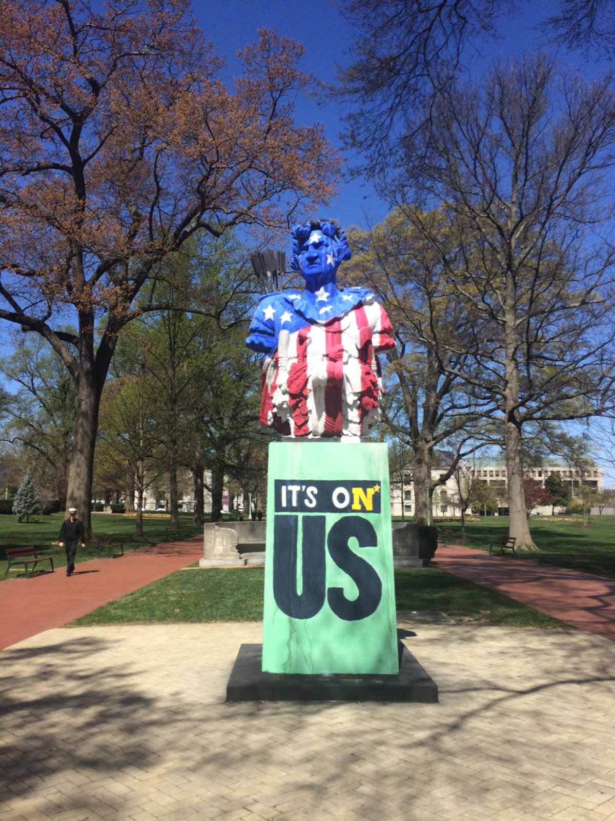 U.S. Naval Academy on Twitter "Tecumseh got new paint job in