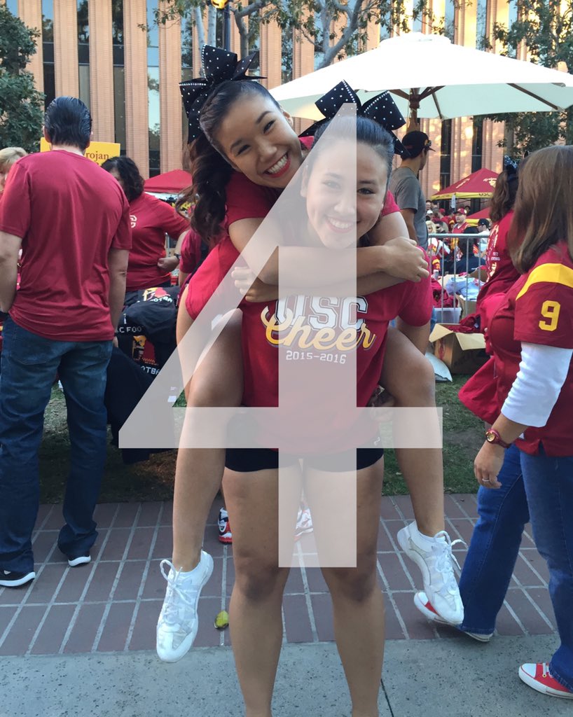 CheerUSC's tweet photo. 4 more days!! #USC2NCA #TheWorkIsWorthIt #FightOn https://t.co/yJJaoZaSjP