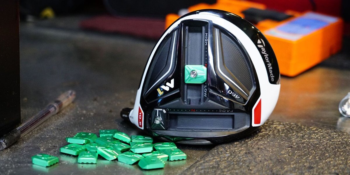 TaylorMadeGolf's tweet photo. Augusta Inspired Weights - Designed to pay homage to the year's first major. #theMasters https://t.co/fnvB7PVMsI