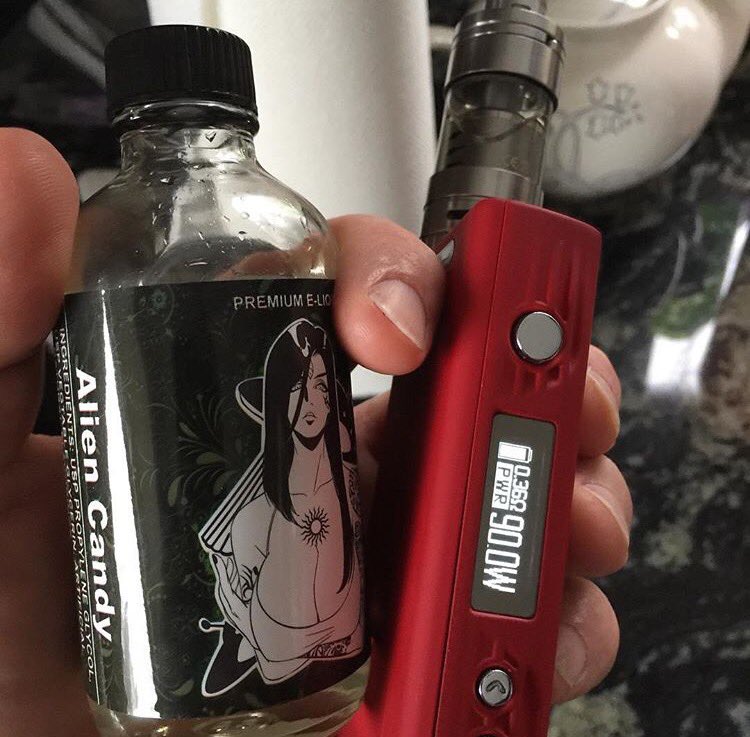 dripfog's tweet photo. Drip Fog MAX VG #AlienCandy #Handcheck, looking great! Thank you Larry! 💨💯 #Ecigs #Vapelife https://t.co/D0L6zpsWQB