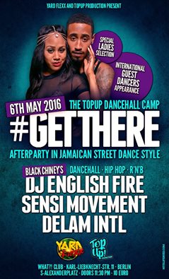 MissIslandPop's tweet photo. #TopUpProd X #YardFlex present the official TopUp #Dancehall Camp aftershowparty #Berlin May6th WHATCLUB #Getthere https://t.co/moT6811AXB