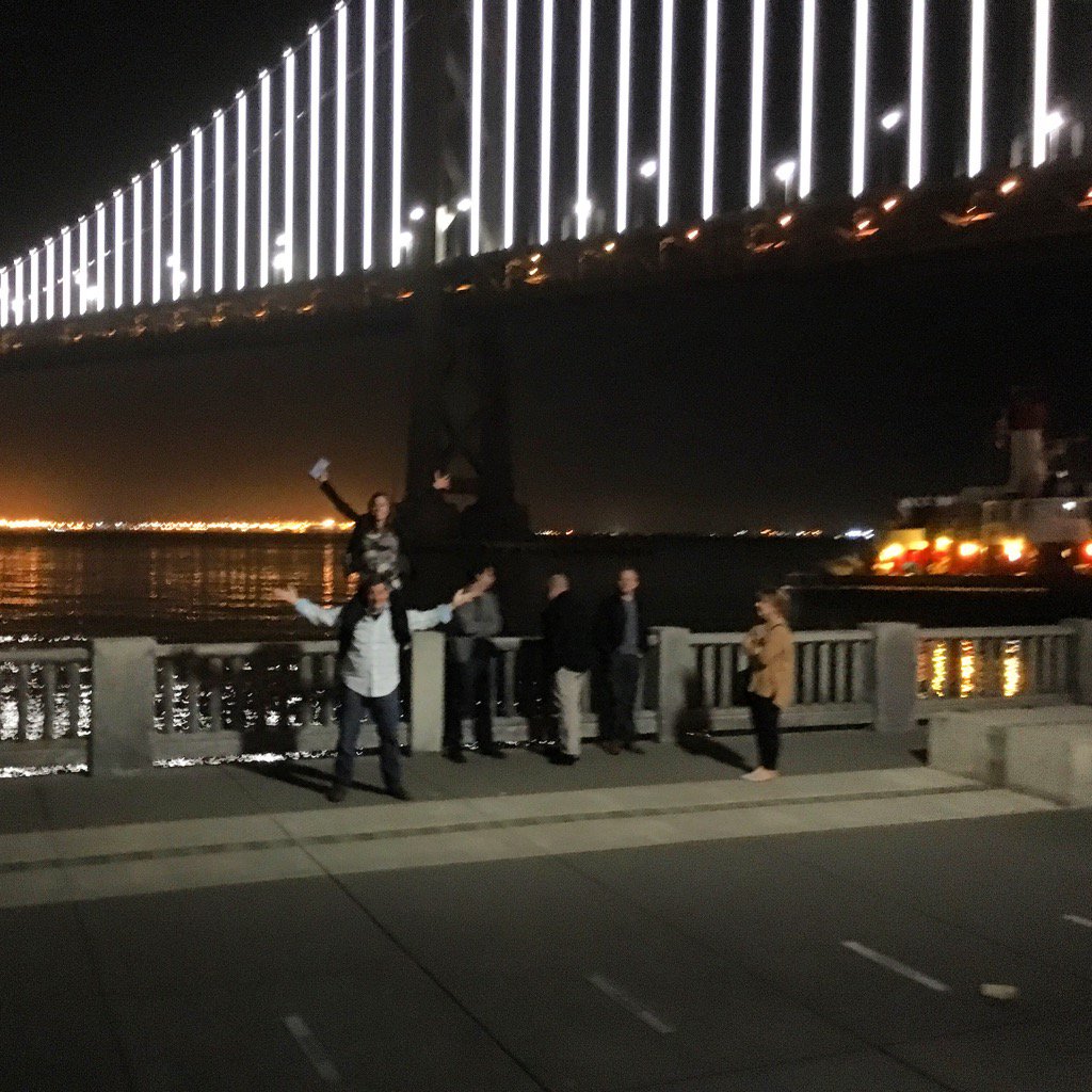 LinkConnector's tweet image. #SanFrancisco #friends #colleagues the #BayBridge &amp;amp; the most excellent @AMDays conference @imwave @RogerCPAReview