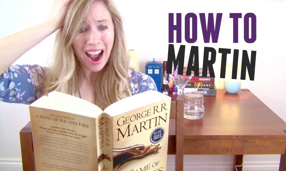 In honor of the upcoming Game of Thrones S6! How to <a href="/GRRMspeaking/">George RR Martin</a> a book! youtube.com/watch?v=MzwZnL… #georgerrmartin
